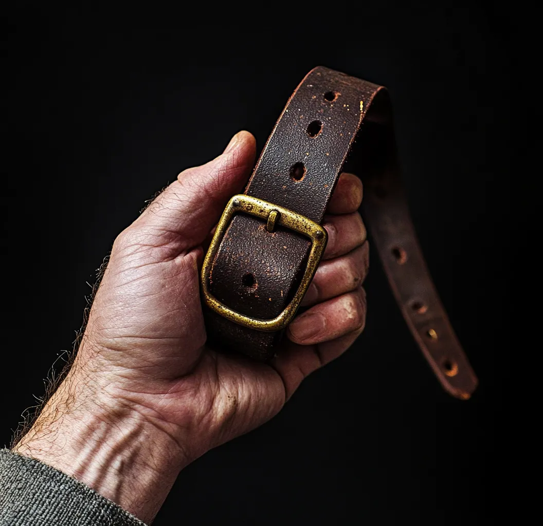 custom leather belts