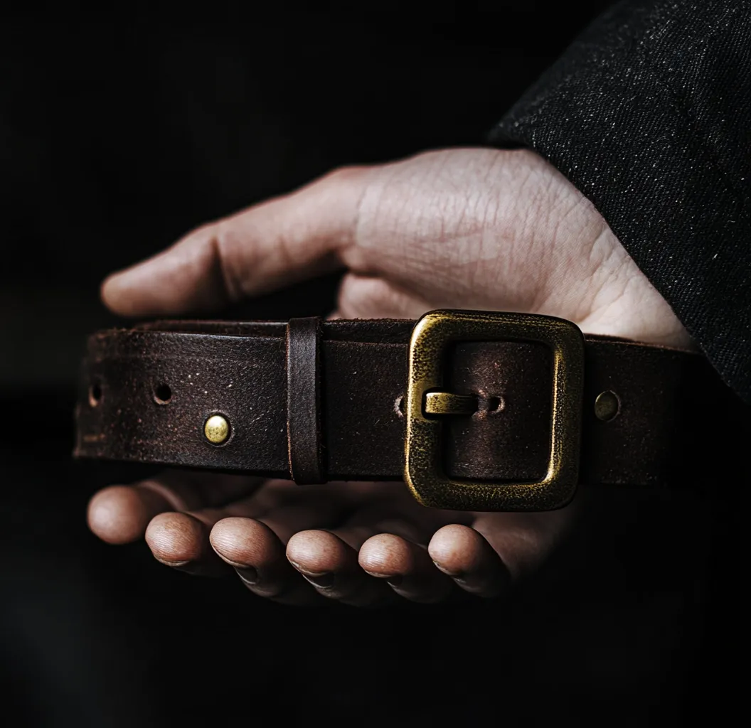 custom leather belts