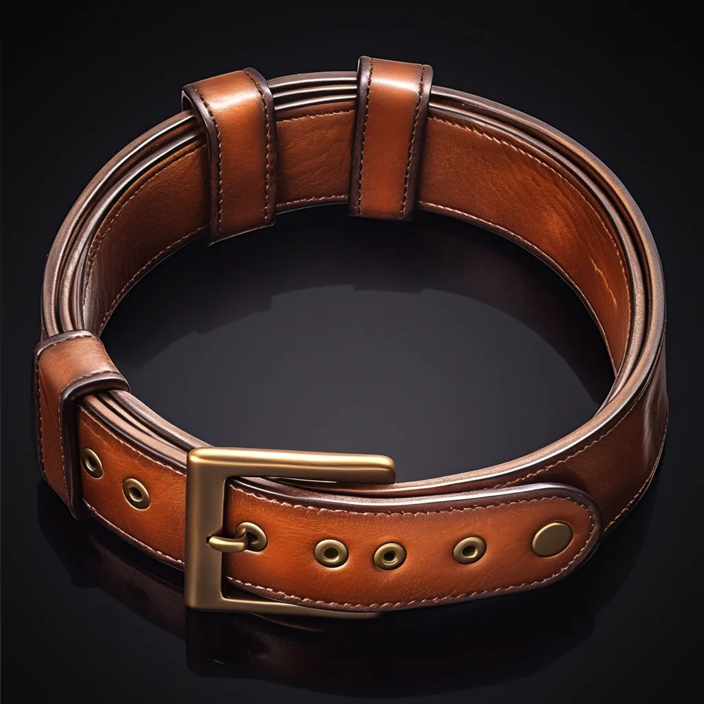 custom leather belts