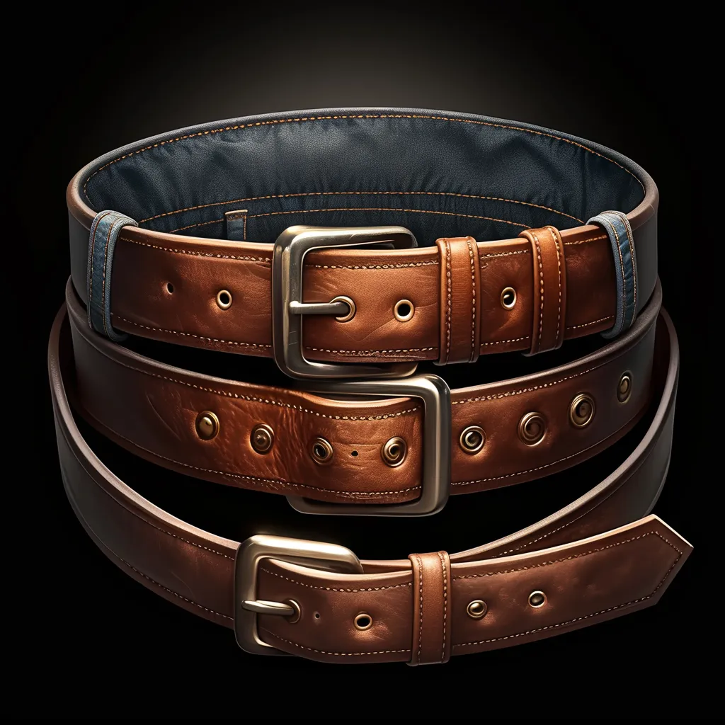 custom leather belts