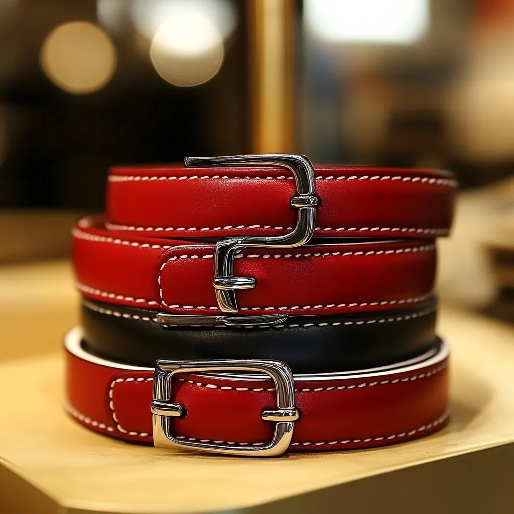 custom leather belts