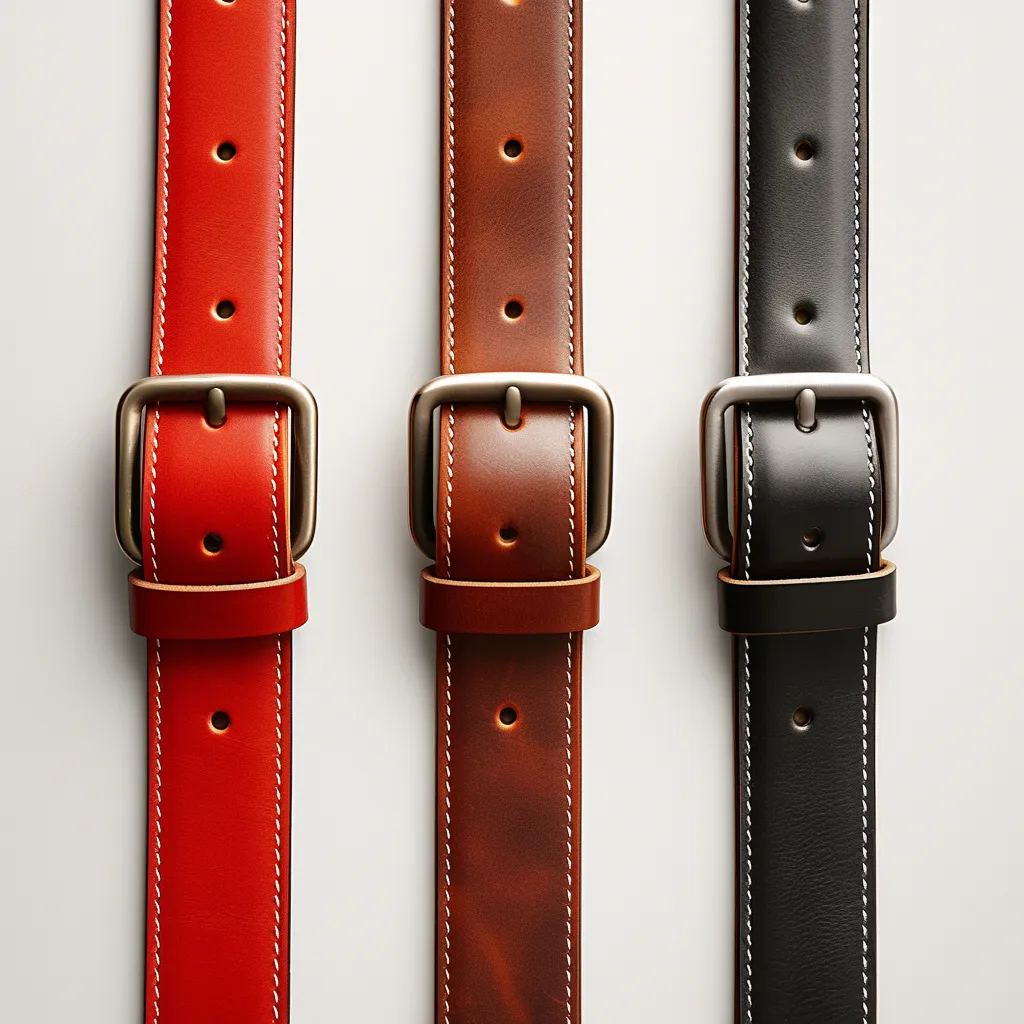 custom leather belts