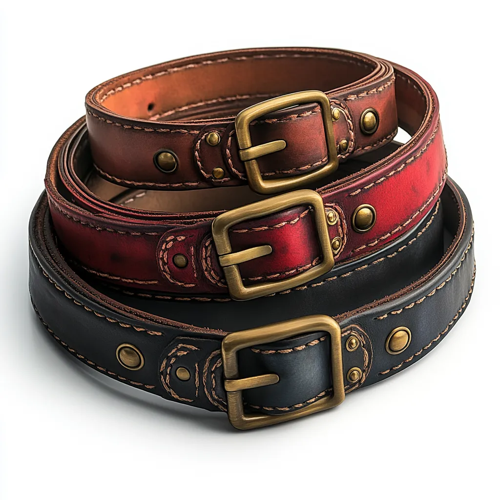 custom leather belts