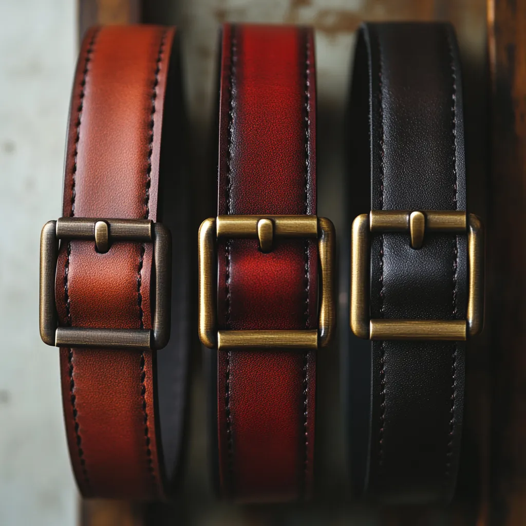 custom leather belts