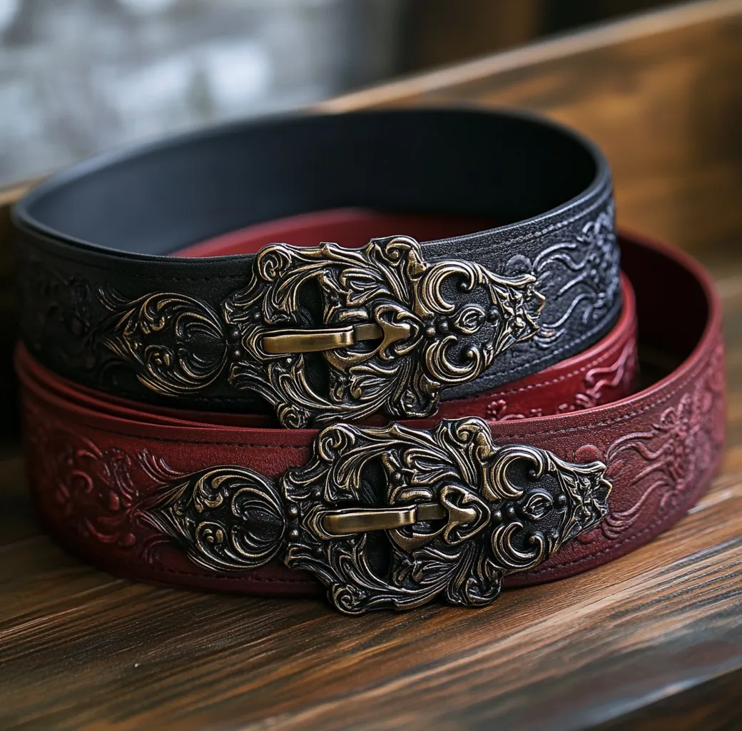 custom leather belts