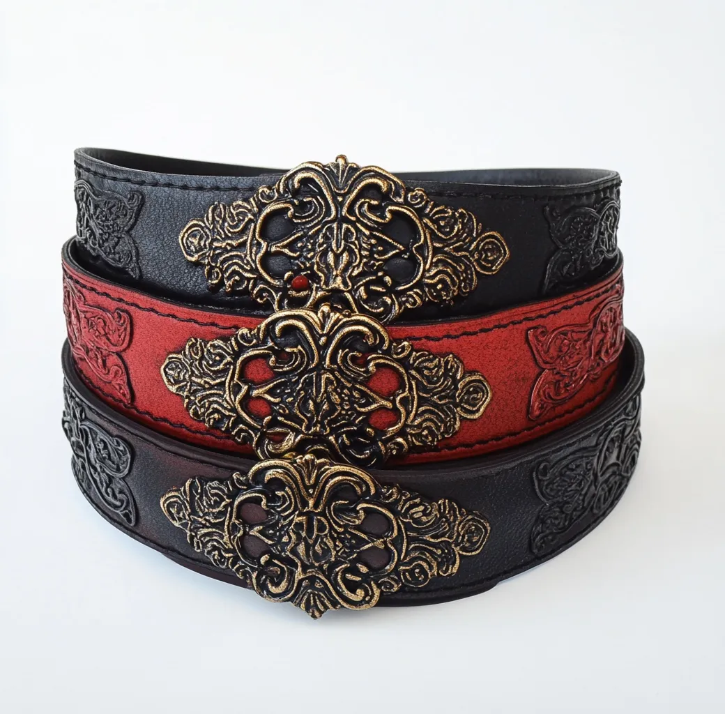 custom leather belts