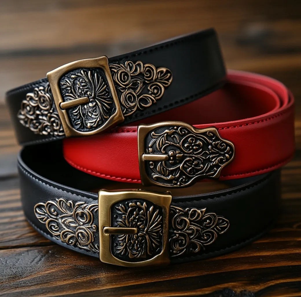 custom leather belts